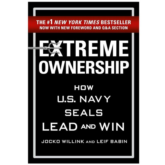 🍒4 for $20🍒 Extreme Ownership: How U.S. Navy SEALs Lead and Win Paperback Book - Picture 1 of 8